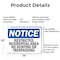 Signmission Restricted Residential Area No Hunting Or OSHA Notice Sign, Aluminum, 14in W x 10in L, 2PK OS-2PACK-NS-A-1014-L-18091 - alternate 5